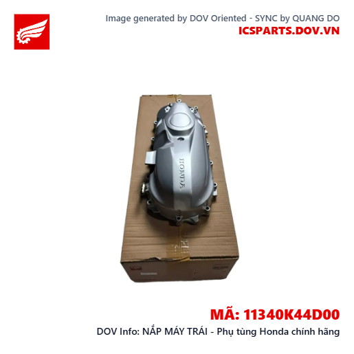 NẮP MÁY TRÁI - Phụ tùng Honda chính hãng