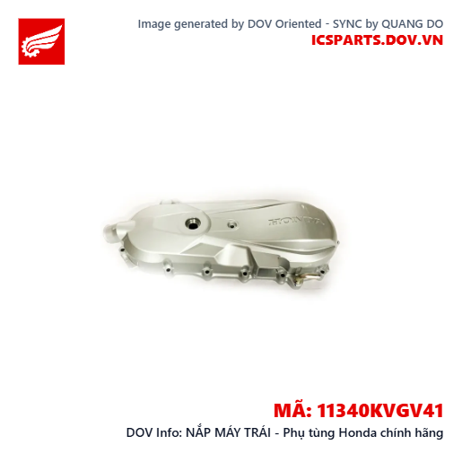 NẮP MÁY TRÁI - Phụ tùng Honda chính hãng