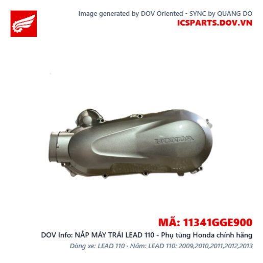 NẮP MÁY TRÁI LEAD 110 - Phụ tùng Honda chính hãng