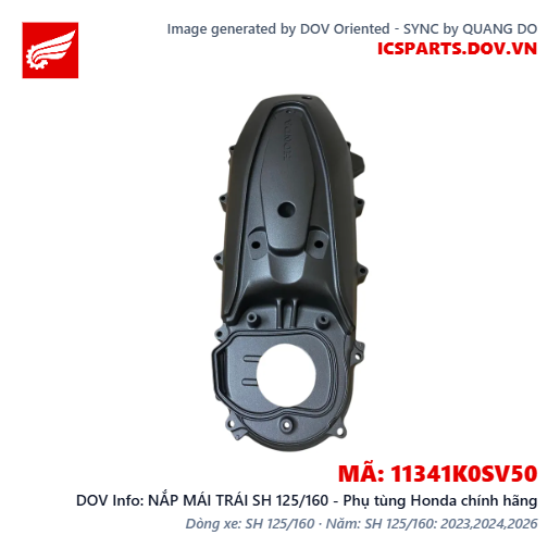 NẮP MÁI TRÁI SH 125/160 - Phụ tùng Honda chính hãng