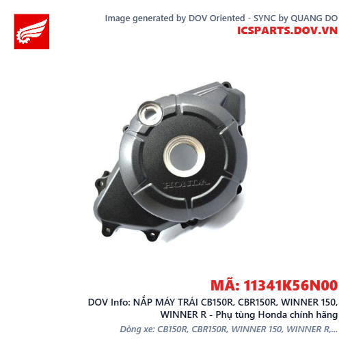 NẮP MÁY TRÁI CB150R, CBR150R, WINNER 150, WINNER R - Phụ tùng Honda chính hãng