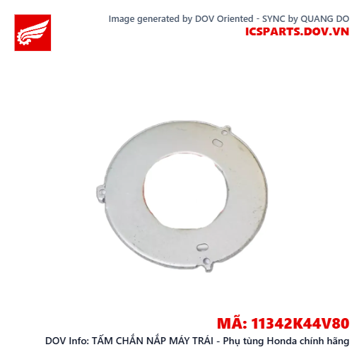 TẤM CHẮN NẮP MÁY TRÁI - Phụ tùng Honda chính hãng