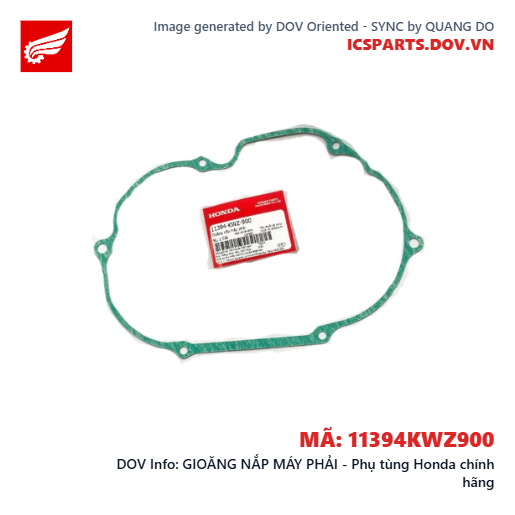 GIOĂNG NẮP MÁY PHẢI - Phụ tùng Honda chính hãng
