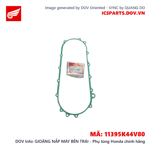 GIOĂNG NẮP MÁY BÊN TRÁI - Phụ tùng Honda chính hãng