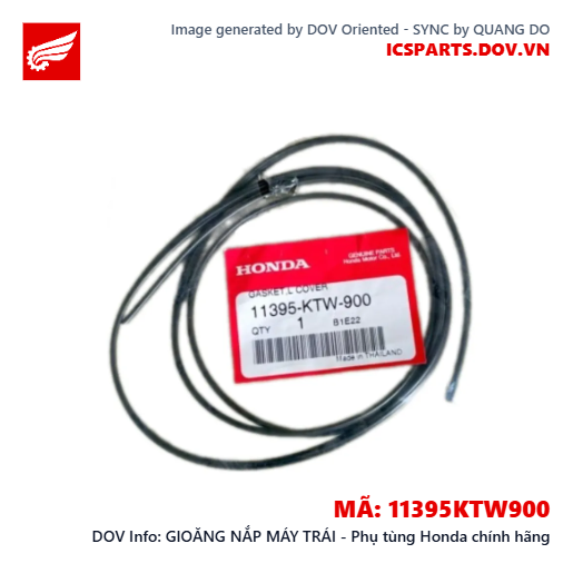 GIOĂNG NẮP MÁY TRÁI - Phụ tùng Honda chính hãng