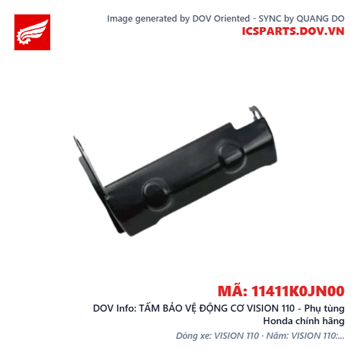 TẤM BẢO VỆ ĐỘNG CƠ VISION 110 - Phụ tùng Honda chính hãng