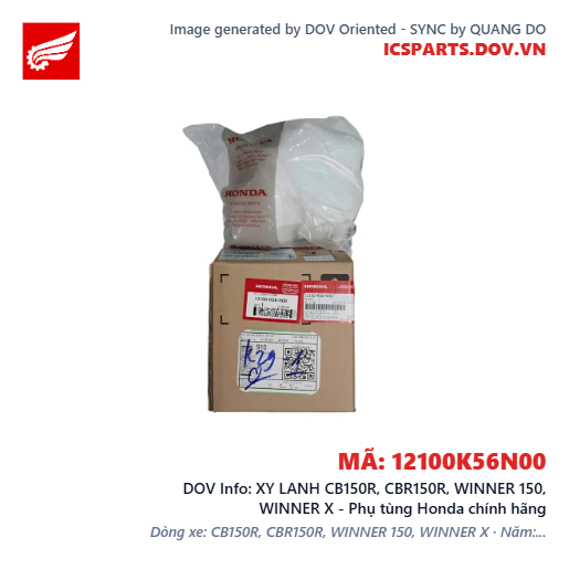 XY LANH CB150R, CBR150R, WINNER 150, WINNER X - Phụ tùng Honda chính hãng