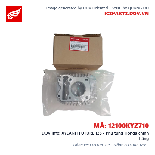 XYLANH FUTURE 125 - Phụ tùng Honda chính hãng