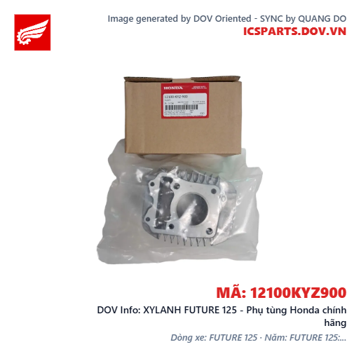 XYLANH FUTURE 125 - Phụ tùng Honda chính hãng