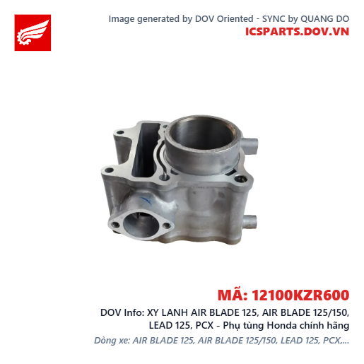 XY LANH AIR BLADE 125, AIR BLADE 125/150, LEAD 125, PCX - Phụ tùng Honda chính hãng