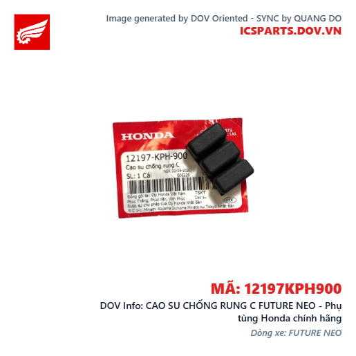 CAO SU CHỐNG RUNG C FUTURE NEO - Phụ tùng Honda chính hãng
