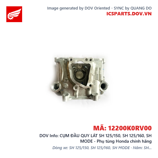 CỤM ĐẦU QUY LÁT SH 125/150, SH 125/160, SH MODE - Phụ tùng Honda chính hãng
