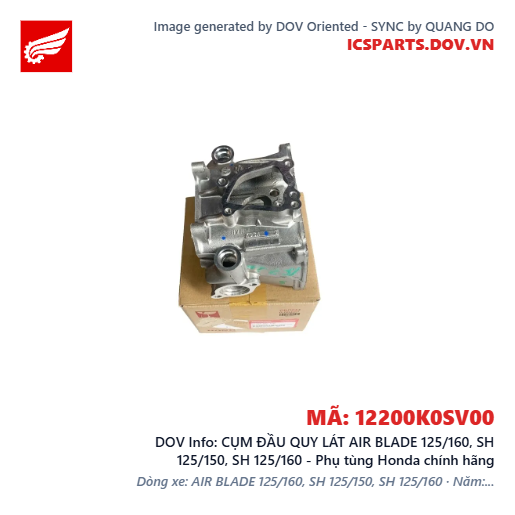 CỤM ĐẦU QUY LÁT AIR BLADE 125/160, SH 125/150, SH 125/160 - Phụ tùng Honda chính hãng