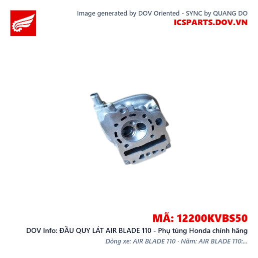 ĐẦU QUY LÁT AIR BLADE 110 - Phụ tùng Honda chính hãng