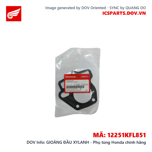 GIOĂNG ĐẦU XYLANH - Phụ tùng Honda chính hãng
