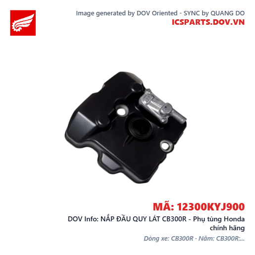 NẮP ĐẦU QUY LÁT CB300R - Phụ tùng Honda chính hãng