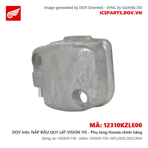 NẮP ĐẦU QUY LÁT VISION 110 - Phụ tùng Honda chính hãng