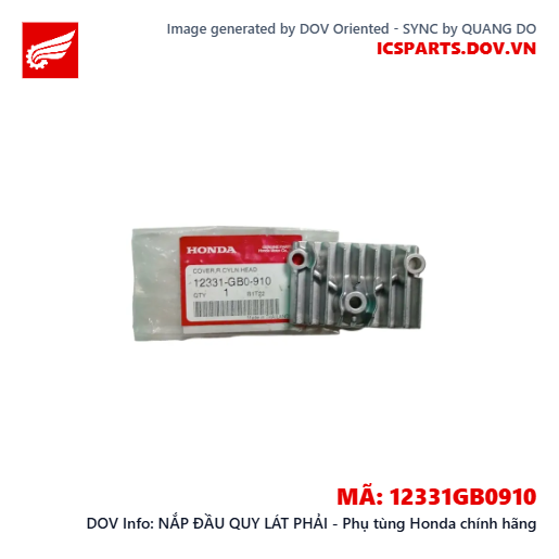 NẮP ĐẦU QUY LÁT PHẢI - Phụ tùng Honda chính hãng