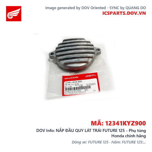 NẮP ĐẦU QUY LÁT TRÁI FUTURE 125 - Phụ tùng Honda chính hãng