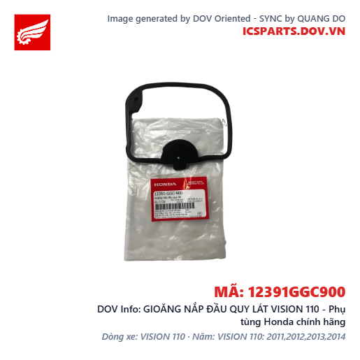 GIOĂNG NẮP ĐẦU QUY LÁT VISION 110 - Phụ tùng Honda chính hãng