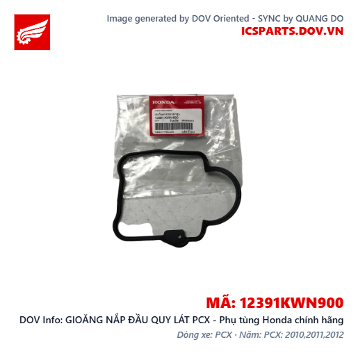 GIOĂNG NẮP ĐẦU QUY LÁT PCX - Phụ tùng Honda chính hãng