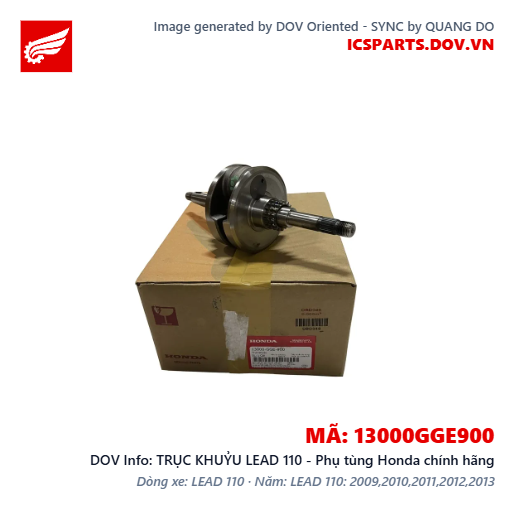 TRỤC KHUỶU LEAD 110 - Phụ tùng Honda chính hãng