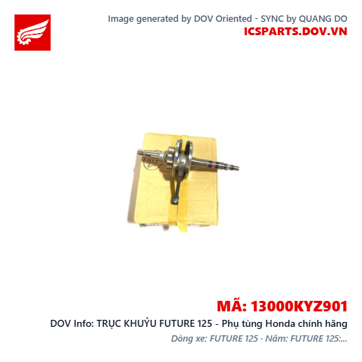 TRỤC KHUỶU FUTURE 125 - Phụ tùng Honda chính hãng
