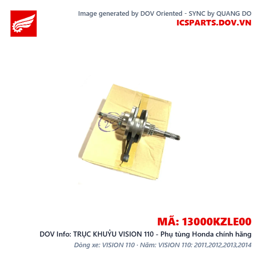 TRỤC KHUỶU VISION 110 - Phụ tùng Honda chính hãng