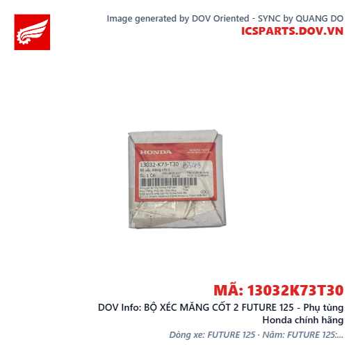 BỘ XÉC MĂNG CỐT 2 FUTURE 125 - Phụ tùng Honda chính hãng