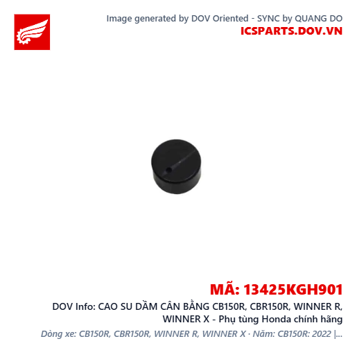 CAO SU DẦM CÂN BẰNG CB150R, CBR150R, WINNER R, WINNER X - Phụ tùng Honda chính hãng