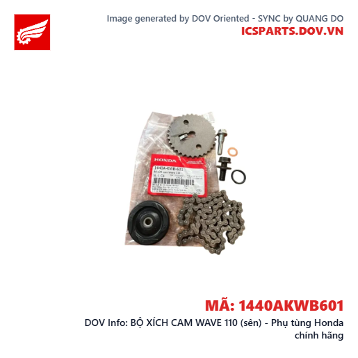 BỘ XÍCH CAM WAVE 110 (sên) - Phụ tùng Honda chính hãng