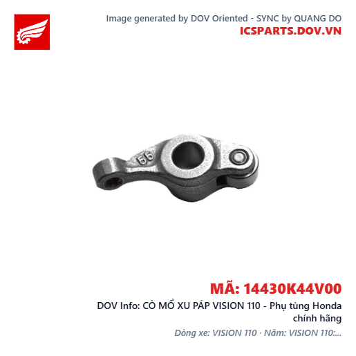 CÒ MỔ XU PÁP VISION 110 - Phụ tùng Honda chính hãng
