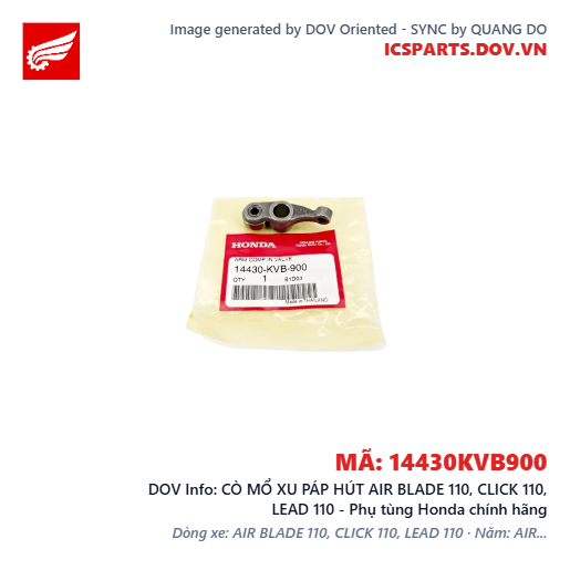 CÒ MỔ XU PÁP HÚT AIR BLADE 110, CLICK 110, LEAD 110 - Phụ tùng Honda chính hãng