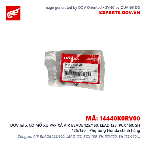 CÒ MỔ XU PÁP XẢ AIR BLADE 125/160, LEAD 125, PCX 160, SH 125/150 - Phụ tùng Honda chính hãng