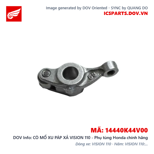 CÒ MỔ XU PÁP XẢ VISION 110 - Phụ tùng Honda chính hãng