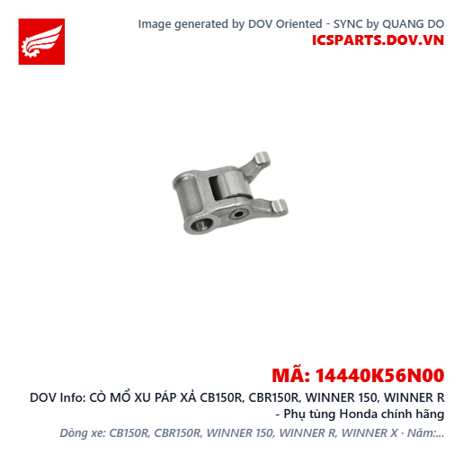 CÒ MỔ XU PÁP XẢ CB150R, CBR150R, WINNER 150, WINNER R - Phụ tùng Honda chính hãng