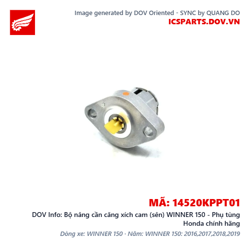 Bộ nâng cần căng xích cam (sên) WINNER 150 - Phụ tùng Honda chính hãng