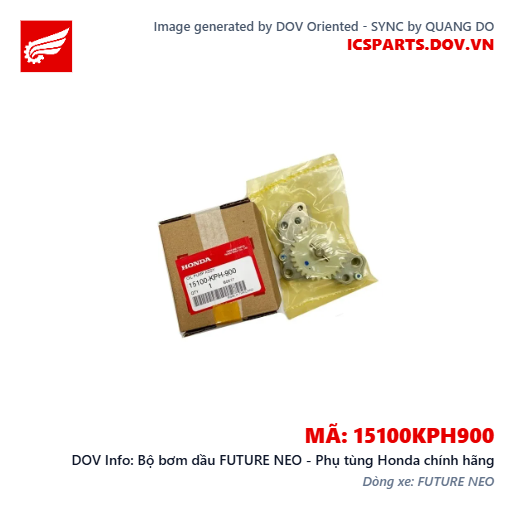 Bộ bơm dầu FUTURE NEO - Phụ tùng Honda chính hãng