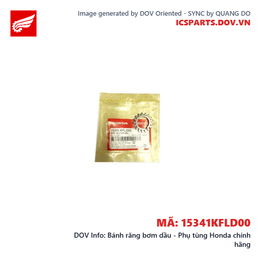 Bánh răng bơm dầu - Phụ tùng Honda chính hãng