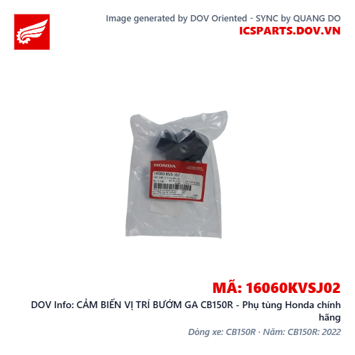 CẢM BIẾN VỊ TRÍ BƯỚM GA CB150R - Phụ tùng Honda chính hãng