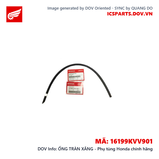 ỐNG TRÀN XĂNG - Phụ tùng Honda chính hãng
