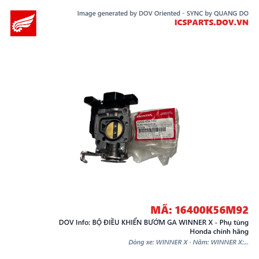 BỘ ĐIỀU KHIỂN BƯỚM GA WINNER X - Phụ tùng Honda chính hãng