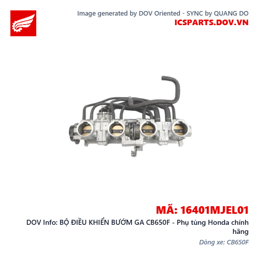 BỘ ĐIỀU KHIỂN BƯỚM GA CB650F - Phụ tùng Honda chính hãng