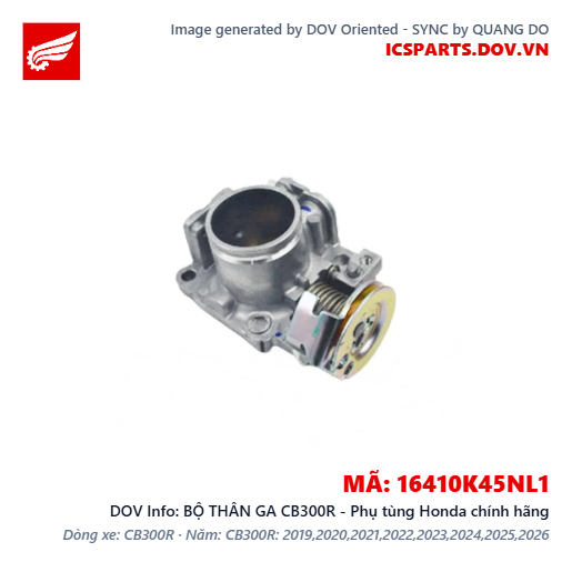 BỘ THÂN GA CB300R - Phụ tùng Honda chính hãng
