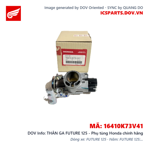 THÂN GA FUTURE 125 - Phụ tùng Honda chính hãng