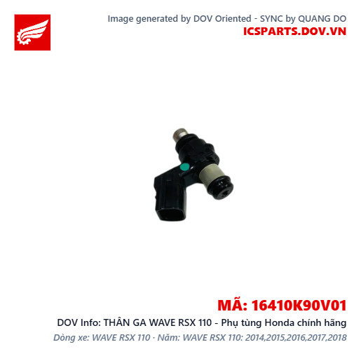 THÂN GA WAVE RSX 110 - Phụ tùng Honda chính hãng