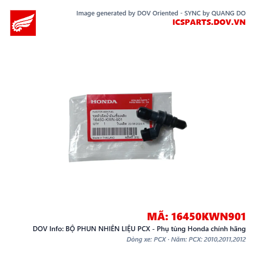 BỘ PHUN NHIÊN LIỆU PCX - Phụ tùng Honda chính hãng
