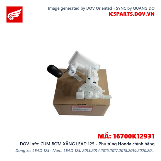 CỤM BƠM XĂNG LEAD 125 - Phụ tùng Honda chính hãng