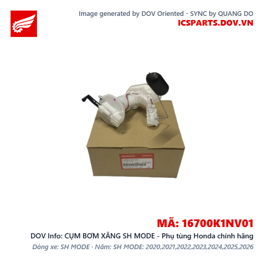 CỤM BƠM XĂNG SH MODE - Phụ tùng Honda chính hãng