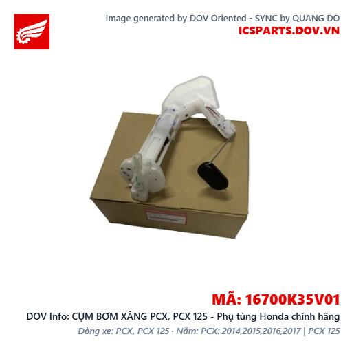 CỤM BƠM XĂNG PCX, PCX 125 - Phụ tùng Honda chính hãng